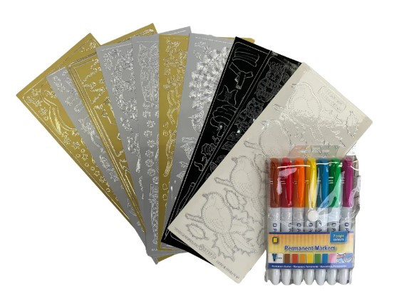 Marker and Sticker Pack- Animals