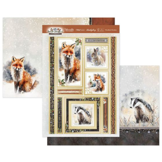 Hunkydory Crafts Winter Woodland Luxury Topper Collection WINTWOOD101