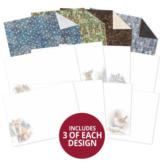 Hunkydory Crafts Winter Woodland A4 Inserts & Papers - 36 Sheets