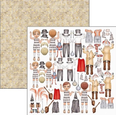 Ciao Bella 12"x 12" Paper Pad- 12 Double-sided papers- Dreamland