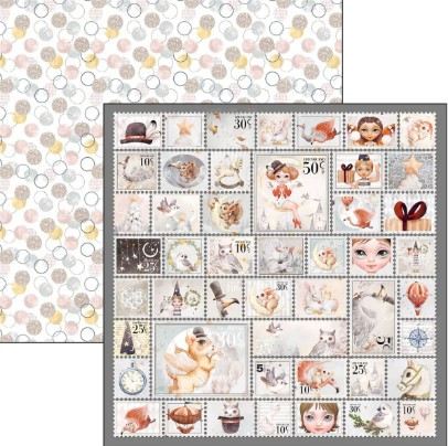 Ciao Bella 12"x 12" Paper Pad- 12 Double-sided papers- Dreamland