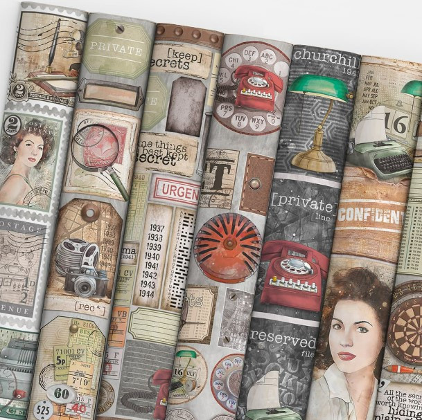 Ciao Bella A4 Creative Pad- 9 Double-sided papers- Enigma