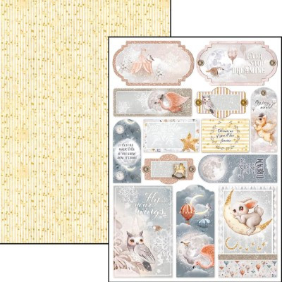 Ciao Bella A4 Creative Pad- 9 Double-sided papers- Dreamland