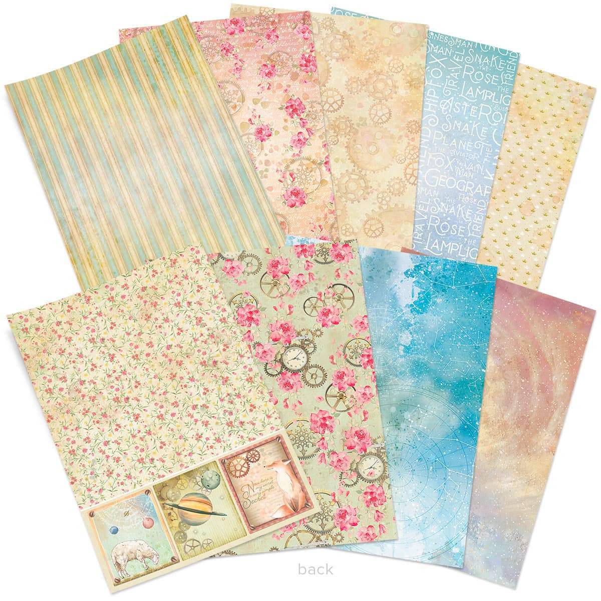 Ciao Bella A4 Creative Pad- 9 Double-sided papers- The Little Prince