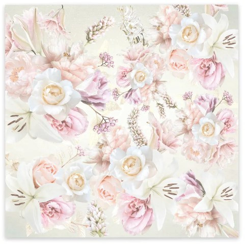 Couture Creations- Vintage Tea Collection- 8in x 8in Vellum Paper