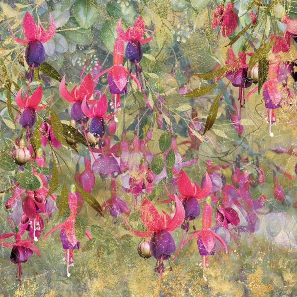 Crafter's Companion - Nature's Garden- 12"X12" Paper Pad- Fabulous Fuchsia Paper Pad- 36 Double-Sided Papers- 180 gsm