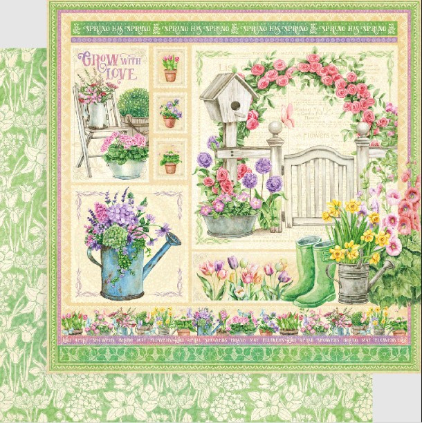 Graphic 45 8x8 Collection Pack- Grow with Love