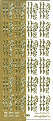 Starform Peel Stickers- 150 G- Menu