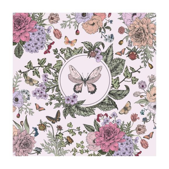 Little Birdie Crafts- 12x12 Paper Pad- Botanical Garden