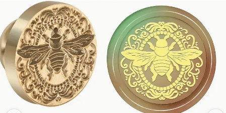 Sealing Wax Seal Stamp - Brass Bee Vintage