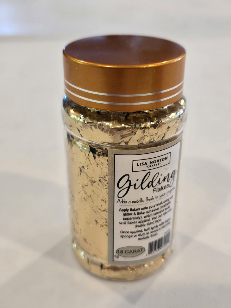Lisa Horton Crafts- Gilding Flakes- 18 Carat