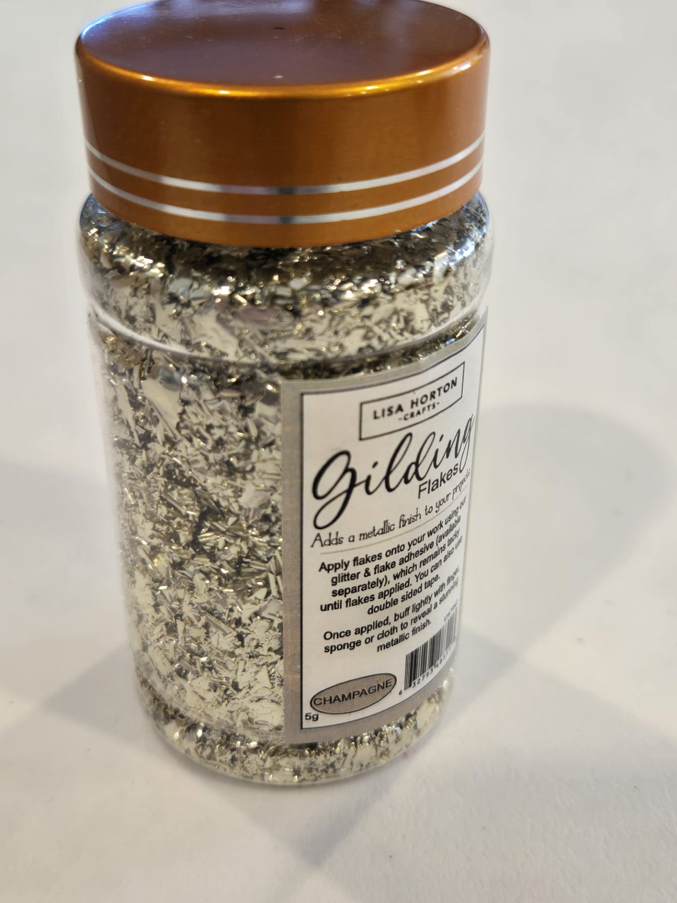 Lisa Horton Crafts- Gilding Flakes- Champagne