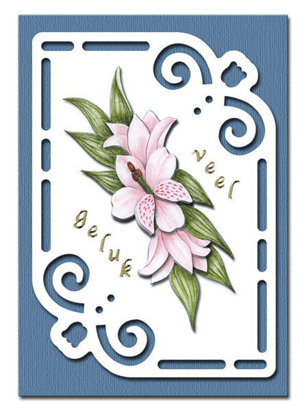 Card Layers 5 WHITE A6 Tulip Corners LL2106 Die Cut Card Accents Making