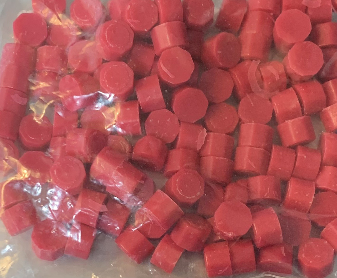 Sealing Wax 100pcs/bag Sm Octagon R Rose Red
