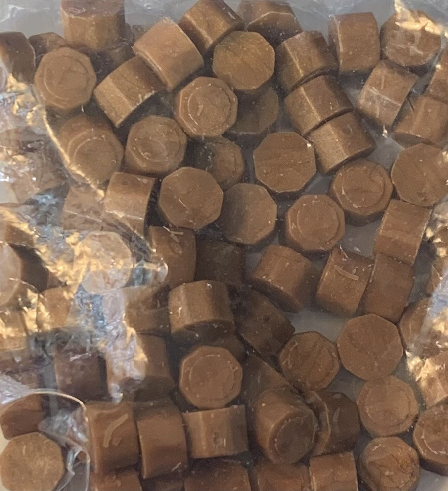 Sealing Wax R Gold Bronze Octagon Shape 100pcs/bag