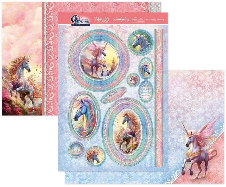 Hunkydory Crafts Unicorn Dreams Luxury Topper Collection CORN101