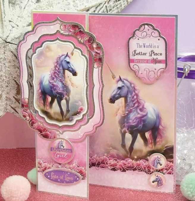Hunkydory Crafts Unicorn Dreams Luxury Topper Collection CORN101
