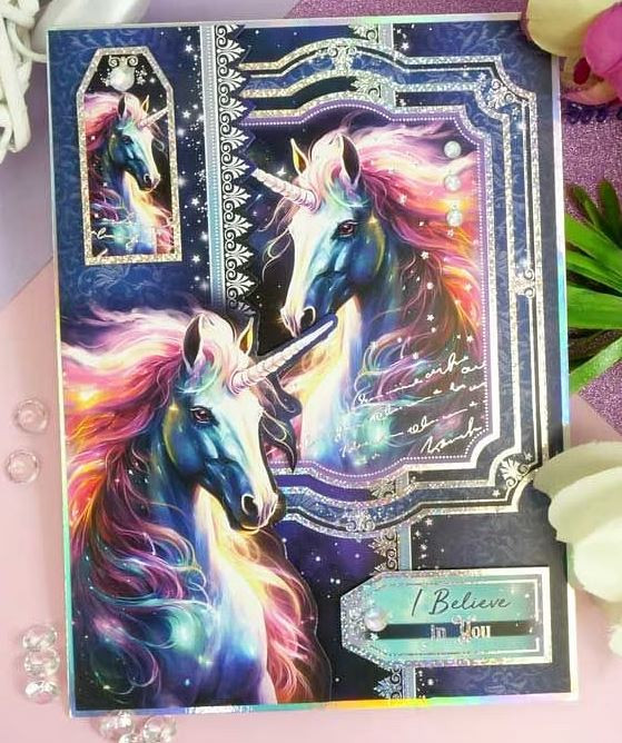 Hunkydory Crafts Unicorn Dreams Luxury Topper Collection CORN101