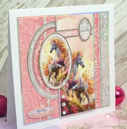 Hunkydory Crafts Unicorn Dreams Luxury Topper Collection CORN101