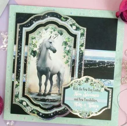 Hunkydory Crafts Unicorn Dreams Luxury Topper Collection CORN101
