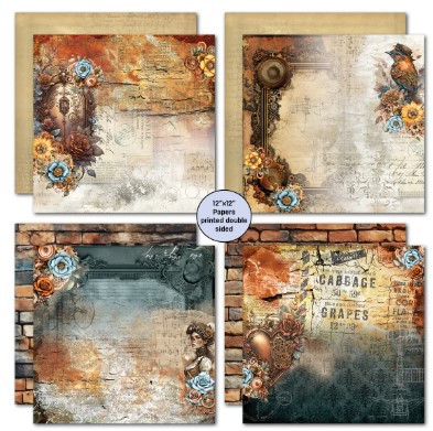 3Quarter Designs- Invention Age- 12x12 Scrapbook Collection