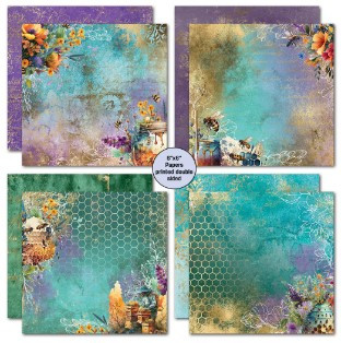3Quarter Designs- Bee Happy- 6x6 Paper Pack