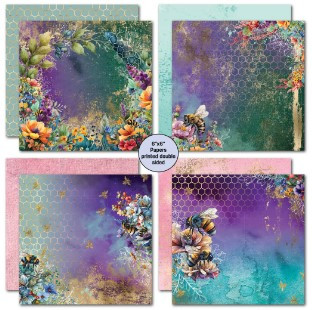 3Quarter Designs- Bee Happy- 6x6 Paper Pack