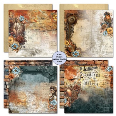 3Quarter Designs- Invention Age- 6x6 Double-Sided Paper Pack