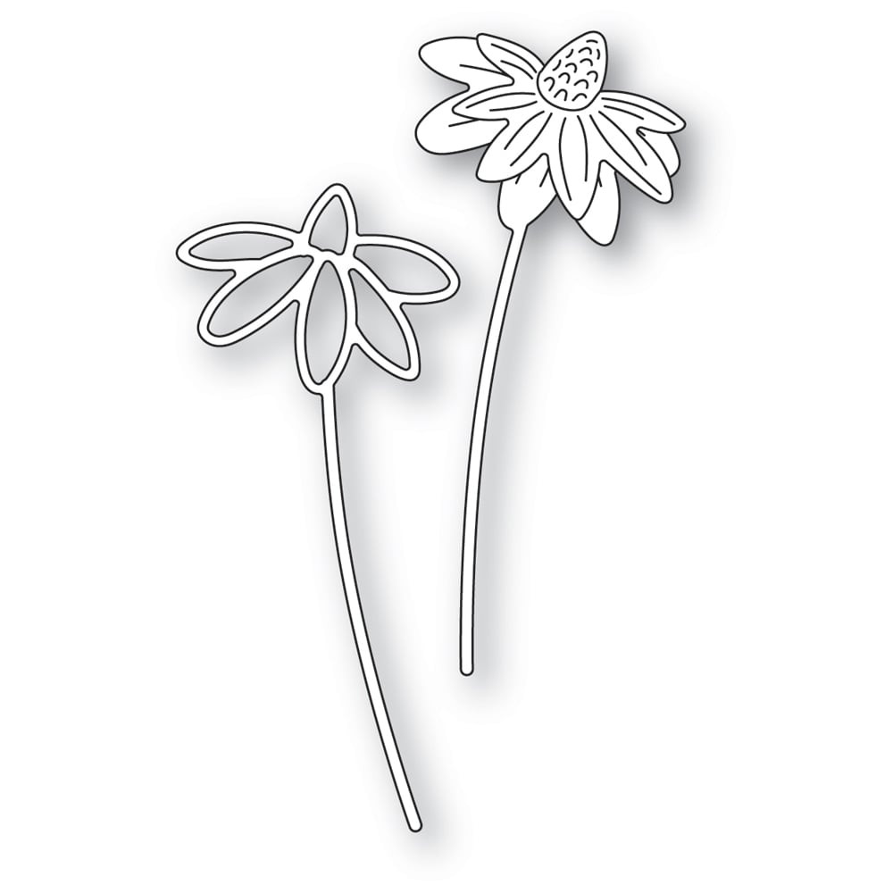 Memory Box 100% Steel Sunshine Daisy Stems Cutting Die- 94656