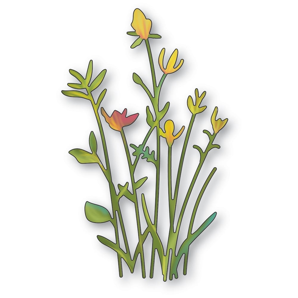 Memory Box 100% Steel Backyard Floral Stems Cutting Die- 94638
