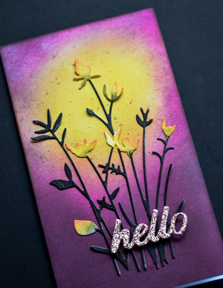 Memory Box 100% Steel Backyard Floral Stems Cutting Die- 94638