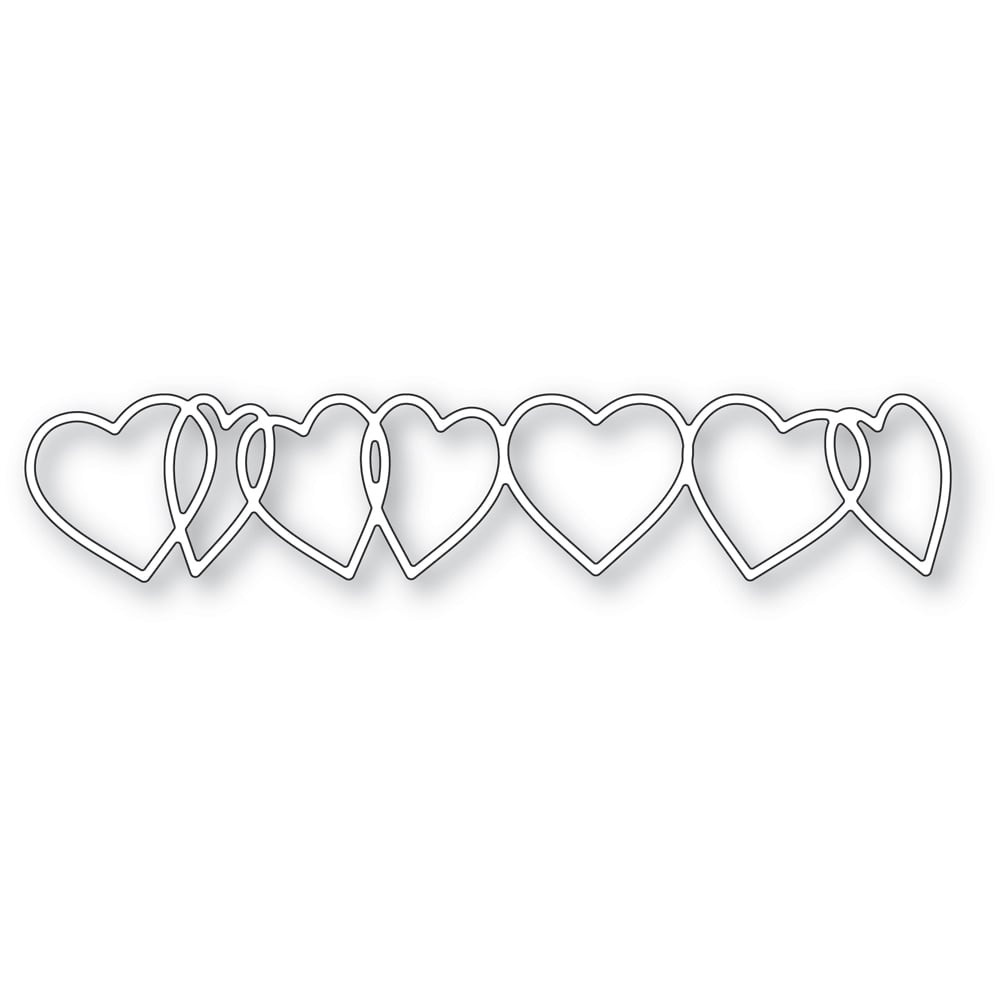 Memory Box 100% Steel Heart Ring Stack Cutting Die- 94662