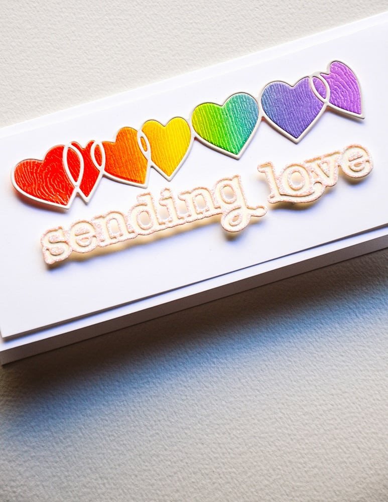 Memory Box 100% Steel Heart Ring Stack Cutting Die- 94662