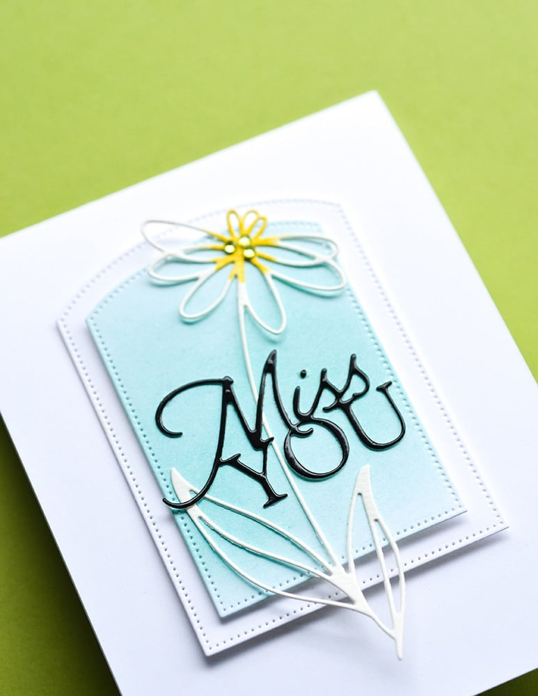 Memory Box 100% Steel Scribble Daisy Cutting Die- 94617