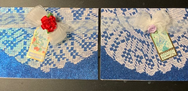 Live Stream Making Glitter Lace Paper Class Kit