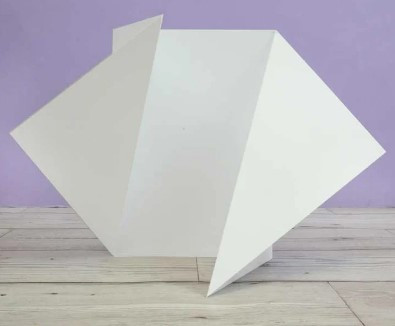 Hunkydory Crafts Luxury Shaped Card Blanks & Envelopes 5-Sets- Side Twist Gatefold