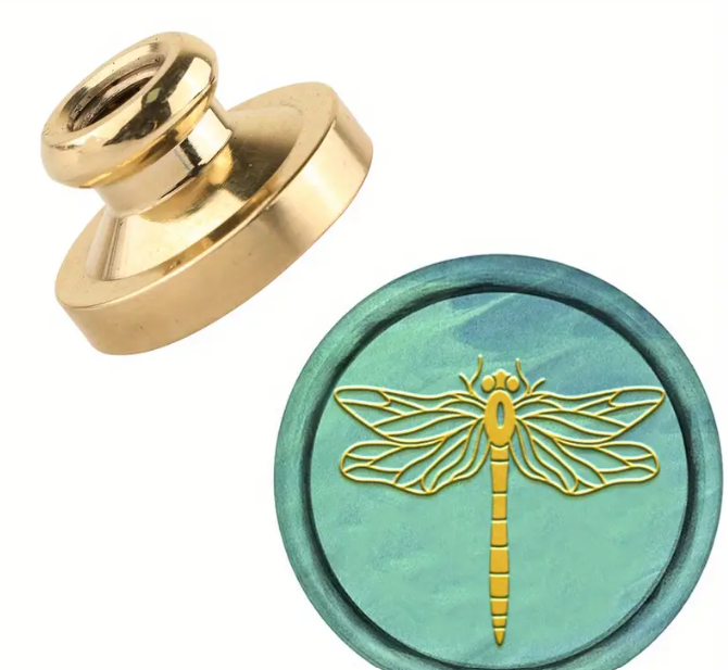 Sealing Wax Seal Stamp Brass Seal Dragonfly