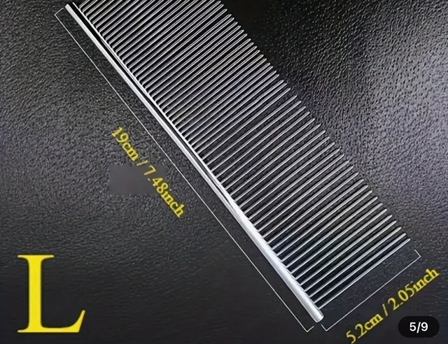 Unbranded Steel Comb - Perfect for Quilling - Two Widths in one comb LARGE