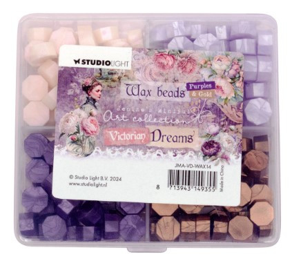Studio Light Jenine's Mindful Art Collection- Victorian Dreams- Wax Beads