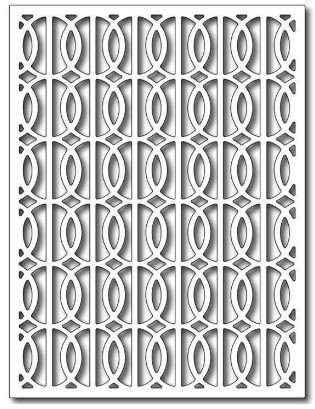 Frantic Stamper Cutting Dies- Interlocking Rings Card Panel