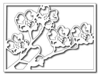 Frantic Stamper Cutting Dies- Sakura Blossom Card Panel