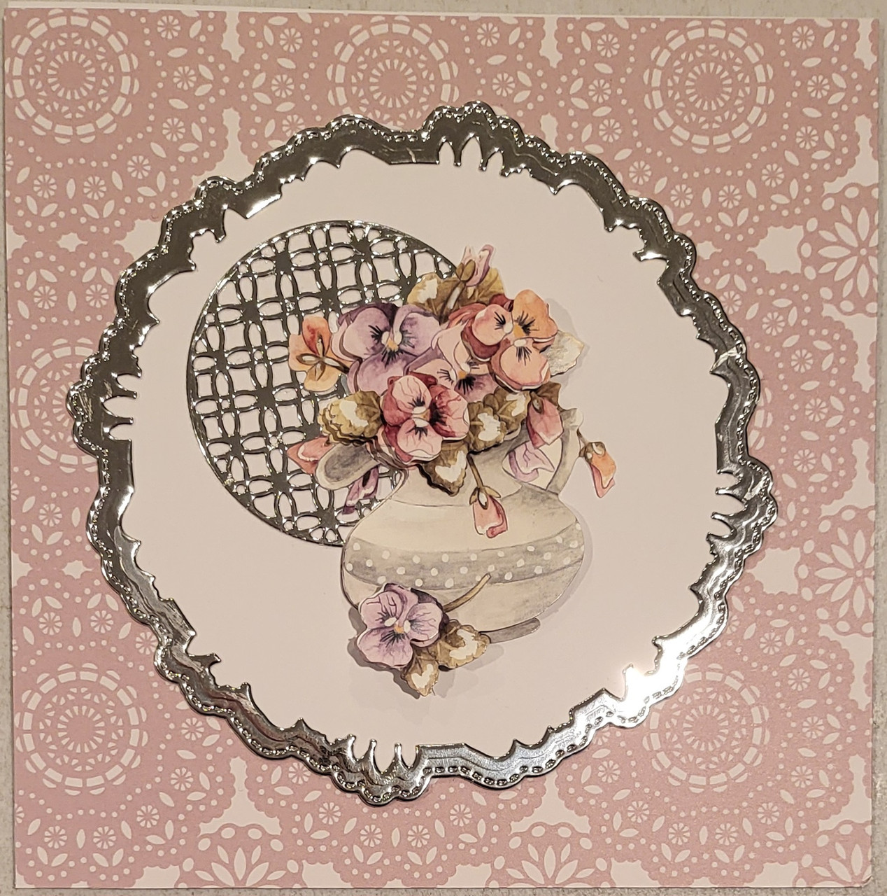 Live Stream Painted Pansy From FInd It Trading -- 12 Card Class