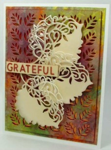 Frantic Stamper Cutting Die- Leafy Card Panel
