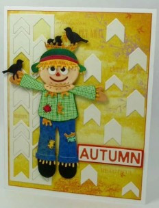 Frantic Stamper Cutting Die- Broken Arrow Card Panel