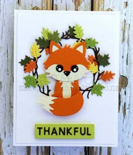 Frantic Stamper Cutting Die- Build a Fox and Raccoon