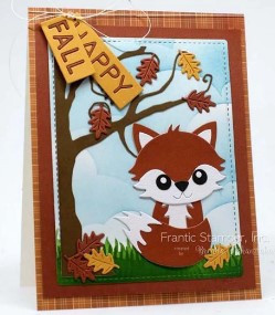 Frantic Stamper Cutting Die- Build a Fox and Raccoon