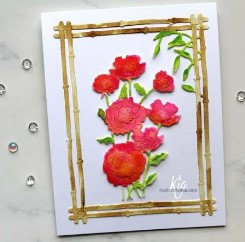 Frantic Stamper Cutting Die- Oriental Poppies