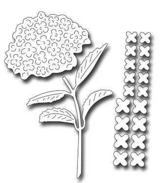 Frantic Stamper Cutting Die- Beautiful Hydrangea