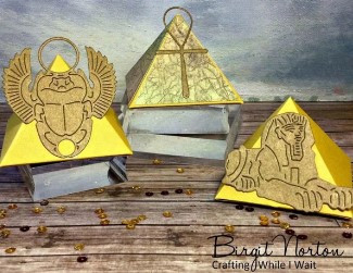 Frantic Stamper Cutting Die- Pyramid Treat Box