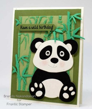 Frantic Stamper Cutting Die- Ping the Panda